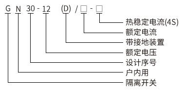GN30-12,GN30-12D型号及其含义